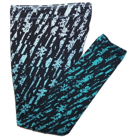 Nike Women's Cotton Club Legging All Over Print Stretch Tights Large