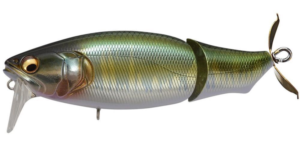 Megabass I-LOUD Propbait Topwater Lure - 4 Inch, 1 Oz, Jointed Prop Bait For Bass Fishing