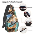 thumbnail image 3 of Lsque Funny Swimming Chihuahua Pattern Cross Chest Bag Diagonally – Premium Durable Front Chest Sling with Adjustable Padded Strap, High-Capacity Storage, 3 of 8