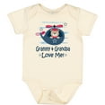 thumbnail image 3 of Inktastic Grammy and Grandpa Love Me Grandson Boys Baby Bodysuit, 3 of 5