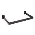 thumbnail image 1 of NAHANCO EMABR81 Rectangular Tubing "U" Hang Rail for Slatwall, 22"W-Black, 1 of 4