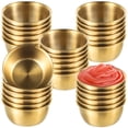 thumbnail image 2 of 12PCS Sauce Dipping Bowls, Stainless Steel Sauce Dishes, Round Sauce Dip Bowls, Mini Sauce Cups, Prep Appetizer Plates, Individual Condiment Cups, 2 of 6