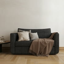 Artdeco Home Afton Linen Sleeper Sofa, Dark Gray