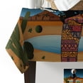 thumbnail image 3 of African Woman Desert Cactus Night Table Cloth Waterproof Dining Tablecloth Kitchen Decorative Coffee Cuisine Party Table Cover, 3 of 6