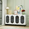 thumbnail image 2 of White Modern Style - Versatile Usage for Small Spaces - Bedroom Bedside - Blend into Room Decor, 2 of 6