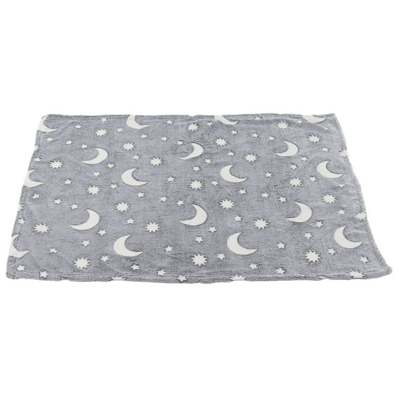Manta De Felpa, Suave Y Cálida Manta Difusa Para Niñas, Niños, Adolescentes, Manta Que Brilla En La Oscuridad, Manta Para Adolescentes, Manta De Poliéster Brillante Para Sofá
