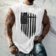 thumbnail image 2 of Summer Men's Solid Color Printed Sweat-absorbing Breathable Shoulder Expanding Sleeveless Vest XL, 2 of 5