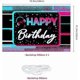 thumbnail image 3 of Musical Theme Happy Birthday Backdrop Music Dance Party Banner Musical Social Media Birthday Background Party Decorations Supplies, 3 of 4