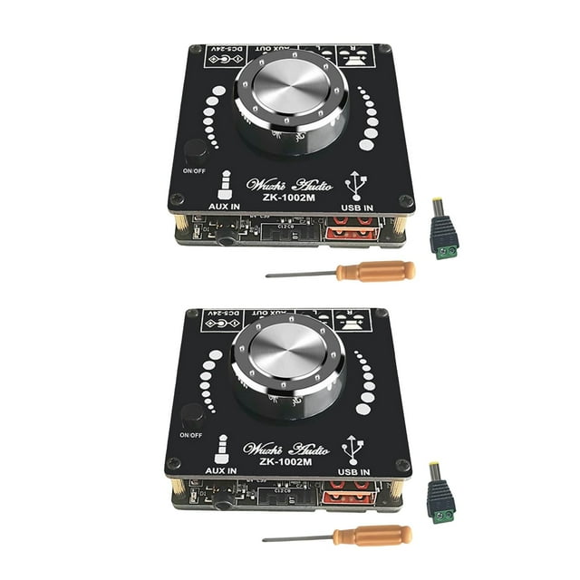 2x Zk-1002M licencia de Amplificador de sonido de Potencia 2 * de Doble .0, Amplificador Amp, licencia de Amplificador, para CUTICAT Tablero de amplificador de audio