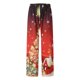 thumbnail image 5 of Puntoco Pantalones sueltos casuales vintage con estampado navideño para mujer Pantalones de pierna ancha casuales Pantalones Puntoco Puntoco-3941, 5 of 8