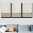 thumbnail image 2 of PixonSign Framed Canvas Print Wall Art Set Gray Pastel Watercolor Color Field Abstract Shapes Illustrations Modern Art Bohemian Nordic Relax/Calm - 16"x24"x3 Black, 2 of 5