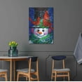 thumbnail image 4 of Luxe Metal Art 'The Snowy Night' by David Galchutt, Metal Wall Art, 24"x36", 4 of 9