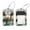 multicolored 1, variant on 2 Pcs Cute Bamboo Panda Pattern Luggage Tag for Suitcases, Leather Baggage Tags Identifiers for Travel, Stainless Steel Loop Name ID Label for Women Bag Backpack