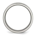 thumbnail image 2 of Diamond2Deal Titanium Brushed Cross Design 8mm Flat Men's Band Size 11, 2 of 6
