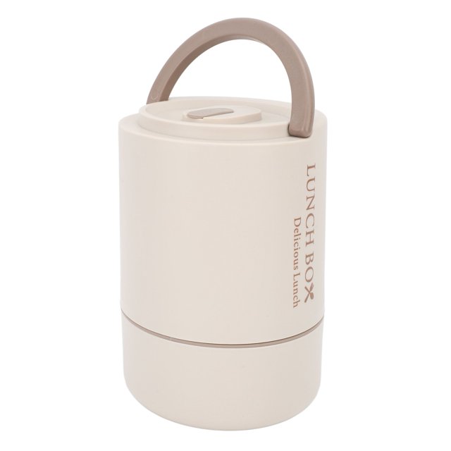 Boîte à Lunch Thermique, Conteneur Alimentaire Isolé Portable 304 Conteneur à Lunch Isolé en Acier Inoxydable Boîte à Bento Multicouche 3 Conteneur à Lunch Empilable Séparé pour le Camping de Bureau
