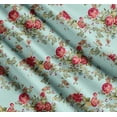 thumbnail image 3 of Soimoi Cotton Poplin Fabric Leaves,Red Berries & Rose Floral Fabric Prints by Yard 56 Inch Wide, 3 of 7