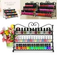 thumbnail image 3 of Dazone Mounted 3 Tier Metal Shelf Nail Polish Wall Rack Essential Oils Perfume Organizer Holder (Black), 3 of 4