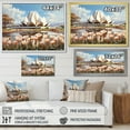 thumbnail image 5 of Designart "Lotus Temple Indian Art" Oversized People Framed Wall Art - Global White Indian Art Living Room Framed Canvas Art, 5 of 7