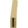 thumbnail image 4 of Ekena Millwork 3"W x 16"D x 16"H Legacy Rough Cedar Woodgrain TimberThane Knee Brace, Primed, 4 of 6