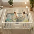 thumbnail image 2 of WOBOGO Dove Of Peace Baby Playmats Extra Large Waterproof Rollable Activity Pads for Toddlers 50×50inch, 2 of 7