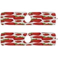 thumbnail image 2 of Coolnut Strawberry Pattern Sink Faucet Mat for Kitchen,Sink Splash Guard Behind Faucet, Kitchen Faucet Absorbent Mat,Microfiber Cloth Faucet Mat (2 Pack,30×5.5in) Home Decor, 2 of 7