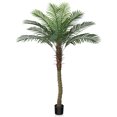 6FT Artificial Sago Palm Tree Tall Fake Palm Plant with 12 Pcs