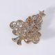 thumbnail image 3 of Wabjtam 1 broche de cristal vintage para mujer de Navidad, broche navideño para árbol de Navidad, 3 of 5