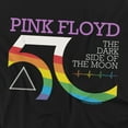 thumbnail image 2 of Pink Floyd T-Shirt 50Th Logo Unisex Graphic Tee For Men & Women, 2 of 7