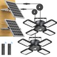 thumbnail image 1 of Luz solar para cobertizo Latband 144 LED 1200 lm, paquete de 2, IP65, 1 of 7