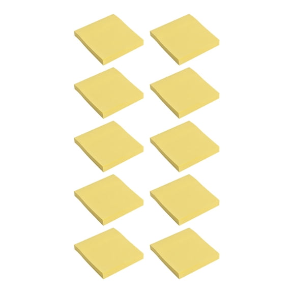 Clearance Under 5$ 100 Pages of Tear-Away Super Sticky Notes 10Pc A, Fdelink Feet Tearable and Super Sticky Notes Bright Colors 100 Sheets