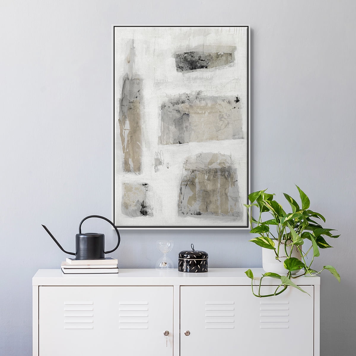 A Simple Love II V30 Framed Premium Gallery Wrapped Canvas - Ready to Hang - 27 x 41 - White Floating Frame