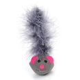 thumbnail image 4 of Cat Catnip Toy Cartoon Plush Cat Chew Toy Kitten Teething Toy with Fake Feather, 4 of 6