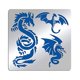 6.2x6.2inch Japanese Hiragana Alphabet Metal Stencil Steel Stencil ...