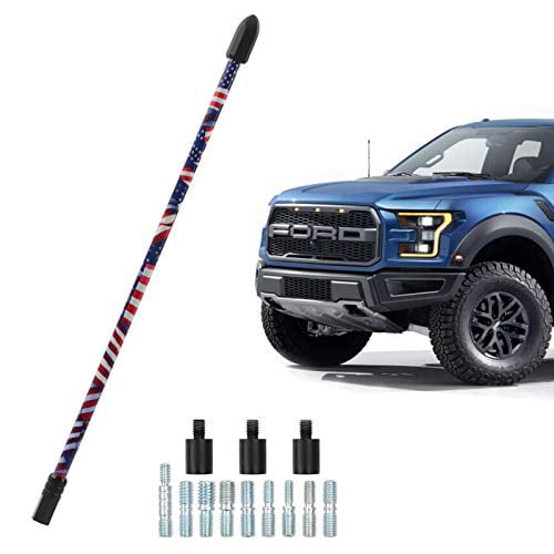 Car Vehicle Truck Replacement Antenna Compatible with Ford F150 F250 F350 Super Duty Raptor Dodge RAM 1500 2500 3500 Rocket Antenna