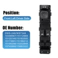 thumbnail image 2 of Interruptor de control principal Unique Bargains panel de botones elevación ventanilla eléctrica DWS-248 WST348, 2 of 10