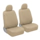 thumbnail image 1 of Fundas de Piel Beige para Asientos Delanteros Solamente, 4 Piezas de Piel sintética, Incluye Fundas de Asiento Delantero, Fundas de Asiento automotriz para Camiones SUV, 1 of 4