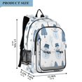thumbnail image 2 of FORMRS Unisex School Backpack 17" Student Travel Bag with Laptop Compartment, White Snowman, 2 of 7
