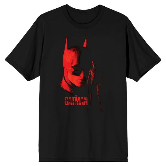 The Batman Movie Poster Men's Black T-Shirt-4XL