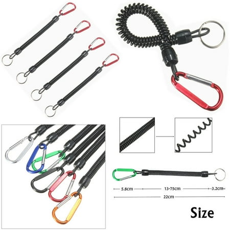 Kayak Fishing Lanyards Missing Rope Elastic Line Boating Camping Secure Pliers Lip Grips Tackle Prevent Rod Protector Secure Pliers Stretchy