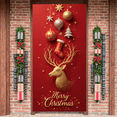 thumbnail image 4 of Sparkling Reindeer Merry Christmas Banner Decorative Design for Holiday Party Winter Celebration Festive Decoration Family Gathering, 4 of 9