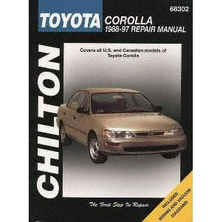 Repair Manual Chilton 68302 fits 88-97 Corolla