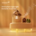 thumbnail image 6 of YiBai Humidifier 650 ML Warm Night Light Humidifier Music Box Humidifier USB Type C Humidifier For Bedroom Desk Humidifier Office,for Men Dad,White, 6 of 7