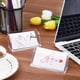 thumbnail image 4 of Porta tarjetas de presentación de plástico transparente, 2 piezas, accesorio de escritorio, caja organizadora para tarjetas de presentación, horizontal, para mostrador, 4 of 9