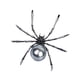 thumbnail image 5 of 6x Pendientes De Araña De Halloween Decoración De Orejas Pendientes De Botón Diseño Retro Puño De Oreja De Terror, 5 of 8