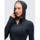 thumbnail image 4 of Campera Deportiva CRZ YOGA Butterluxe con Cierre Completo Azul Marino Talle L, 4 of 7