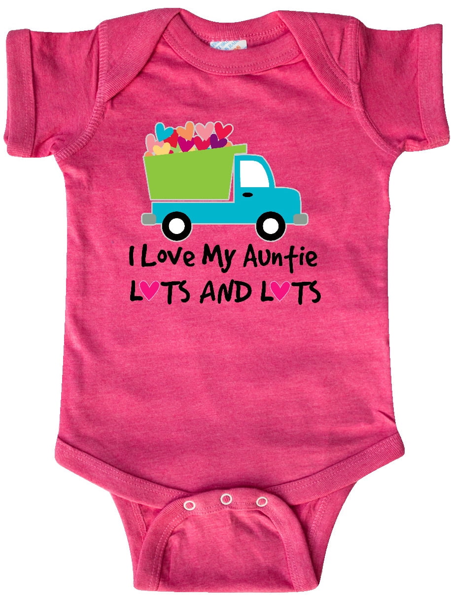 Inktastic I Love My Auntie Baby Clothes Gift Baby Boy Or Baby Girl Bodysuit Walmart Com