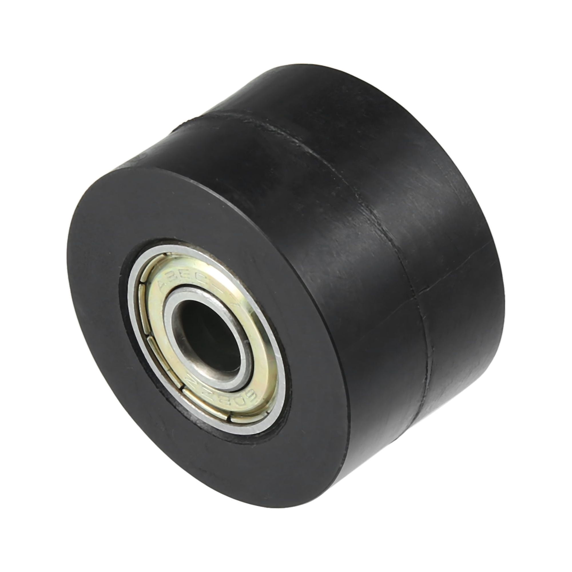 Unique Bargains 8mm Drive Chain Pulley Roller Slider Tensioner Wheel Guide Black
