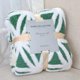 thumbnail image 1 of Sherpa Fleece Blanket Fuzzy Soft Throw Blanket Dual Sided Blanket for Couch Sofa Bed (Green, 51"x63"), 1 of 4