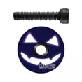 thumbnail image 1 of 4xHeadset Stem Top Cap Cover Bike Auriculares Tapas Para Bicicletas De Carretera Ciclismo Patrón De Cara Negro, 1 of 8