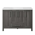 thumbnail image 4 of BridgePoint Home Daisy 48" Single Sink Bathroom Vanity in Grey with White Stone Top, 4 of 17
